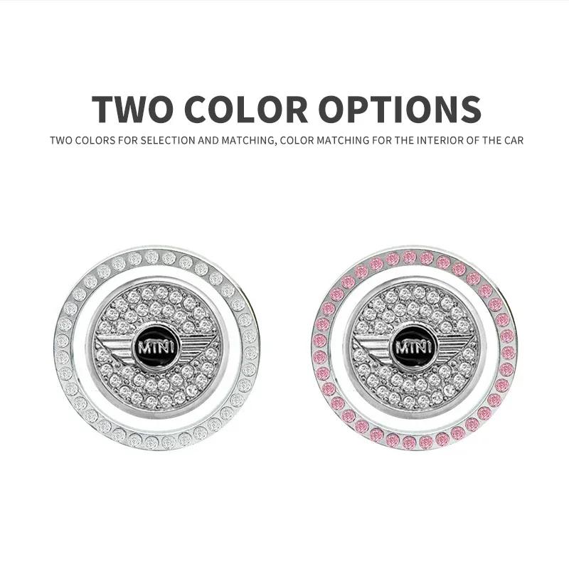 Car One-Click Start Stop Engine Rhinestone Ring Circle Trims Protective Cover For Mini Cooper R50 R52 R53 R55 R56 R57 R58 R59 Fpvcm00