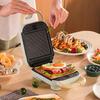 Tostapane Elettrico per Sandwich Macchina per Fare Sandwich per Colazione Waffle Taiyaki Takoyaki Ciambelle Teglia Forno Stampini