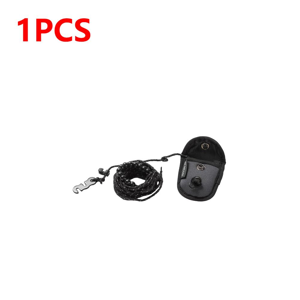 1-5PCS Portable 3-Meter Beaded Clothesline With 12 Clips Adjustable Windproof Outdoor Laundry Line for Camping & Travel