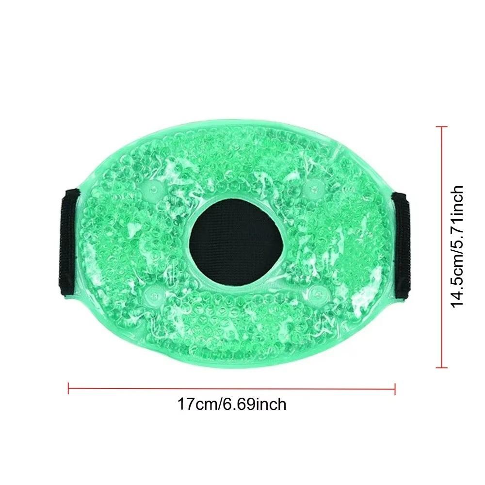 Soft Gel Bead Soft Gel Ice Compress Strap Cold Reusable Gel Bead Therapy Brace  Wrist Elbow Support