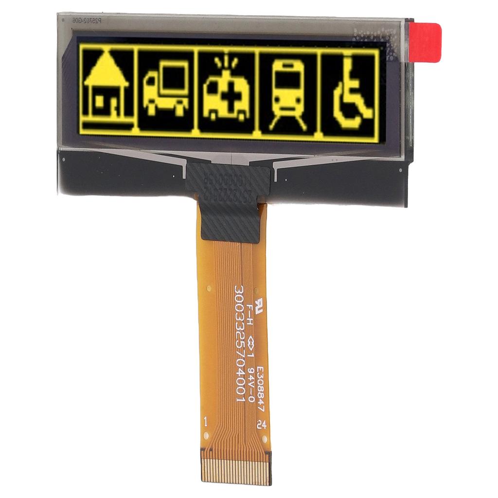 Organic Light Emitting Diode Display Module 2.23in 123x32 Resolution SSD1305 SPI IIC Interface 24 Pin Screen Module
