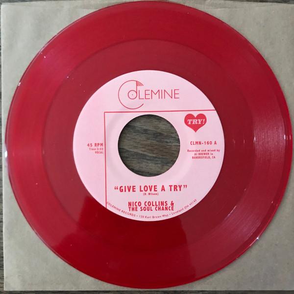 

7inch Record NICO COLLINS THE SOUL CHANCE Give Love A Try CLMN160 Colemine Record 2018 US Reggae Ska Dub Used