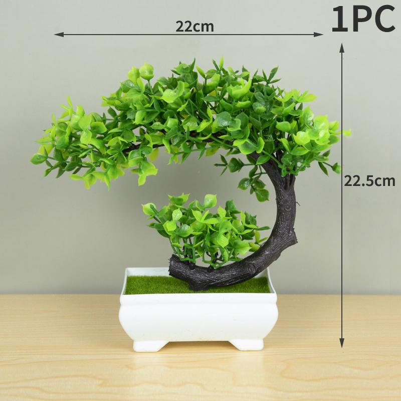 Artificial Plant Pot Household Tabletop Ornaments Simulation Green Plants Small Trees And Grass Multi-Style Garden Decoration