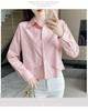 2024 Women's Casual Striped Cotton Shirt - Spring/Autumn