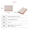 Chiocciola Genuine Leather Card Case, Business Card Holder, Women's (MintIvory)