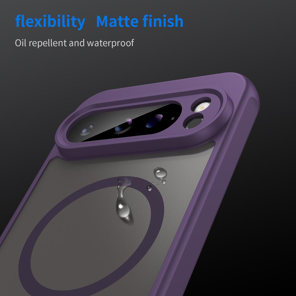 Google Pixel 9 Pro XL Phone Case,Magnetic Shockproof Phone Case,Bumper Hybrid Cover for Google Pixel 9 Pro XL