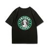 Frozen Tshirt Female Anime Anna Aisha Short Sleeve European and American Oversize Cobrand Clothes Trend