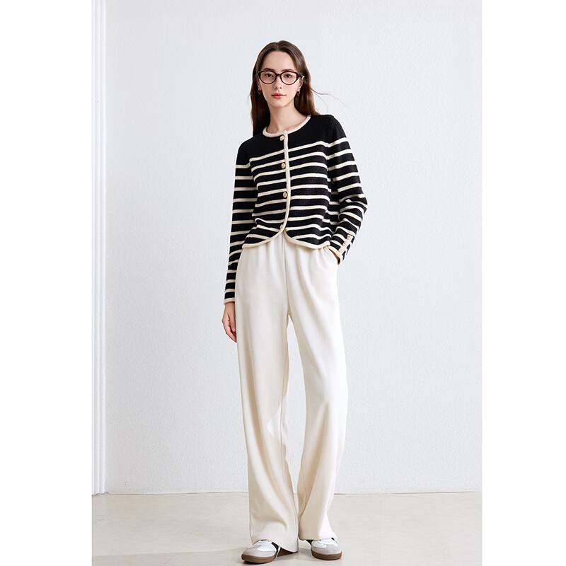 Betu Women's Striped Knit Cardigan