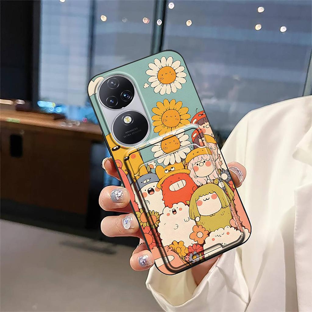 Wasserdichte Niedliche Handyhülle Für Oukitel C38 Graffiti Weiche Hülle Kartenfach Schmutzabweisend Stoßfest Vollständig umschließend Cartoon TPU