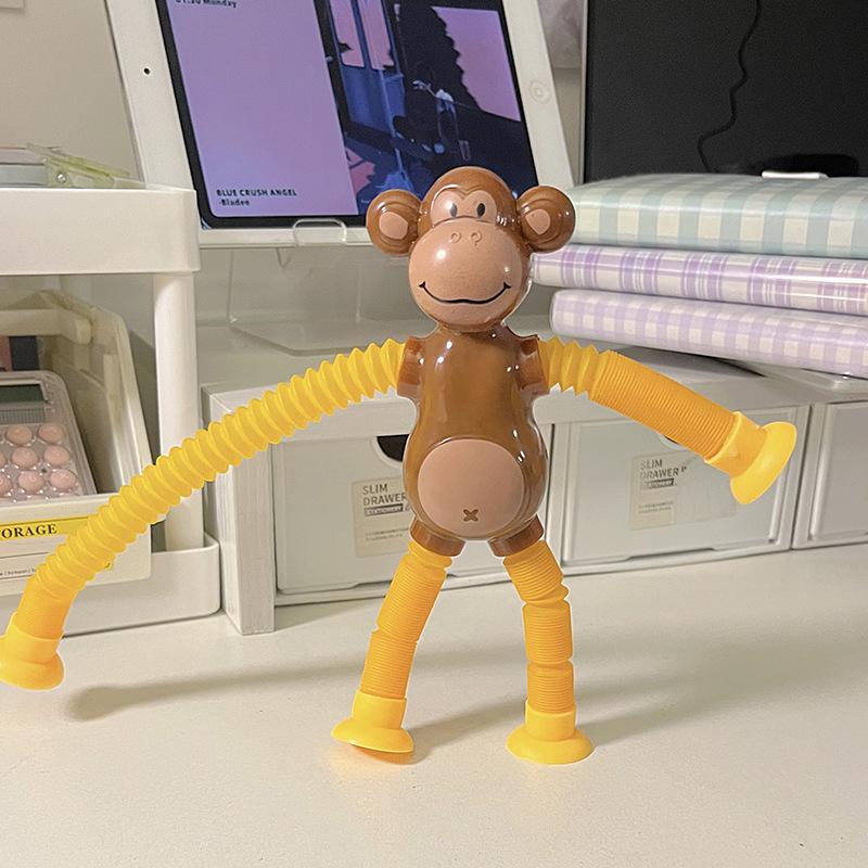 

Светящаяся телескопическая игрушка-обезьянка, тянущаяся, для детей - Интерактивное и познавательное развлечение One Size