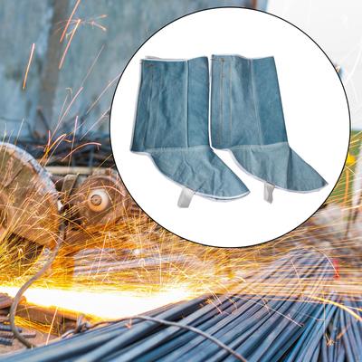 Welding Foot Splatter Boot Covers Leg Feet Protection Flame Resistant Anti Spark Durable 13.3inch