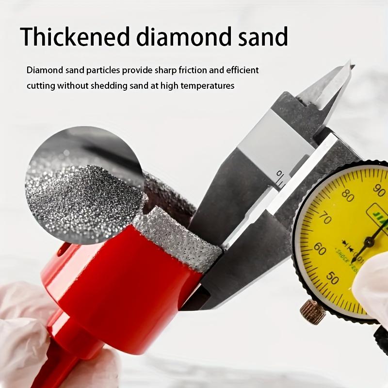 סט 12 יחידות חותך חורים לאריחי גבס ערכת כלי חותך חורים כלי קידוח לאריחי פורצלן מלאים, גרניט, שיש, אבן קרמית