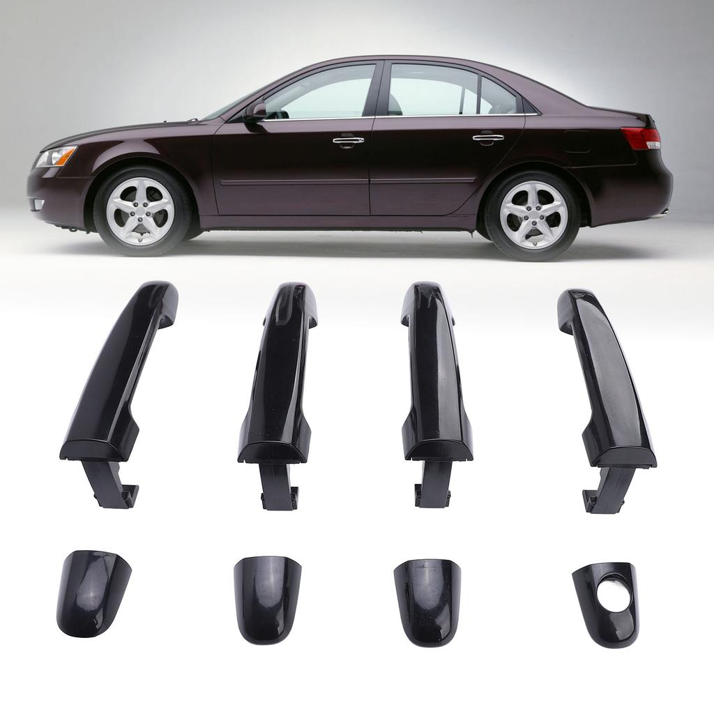 Exterior door handles 82651 3K000 Black set of 4 for SONATA NF 2006 2010