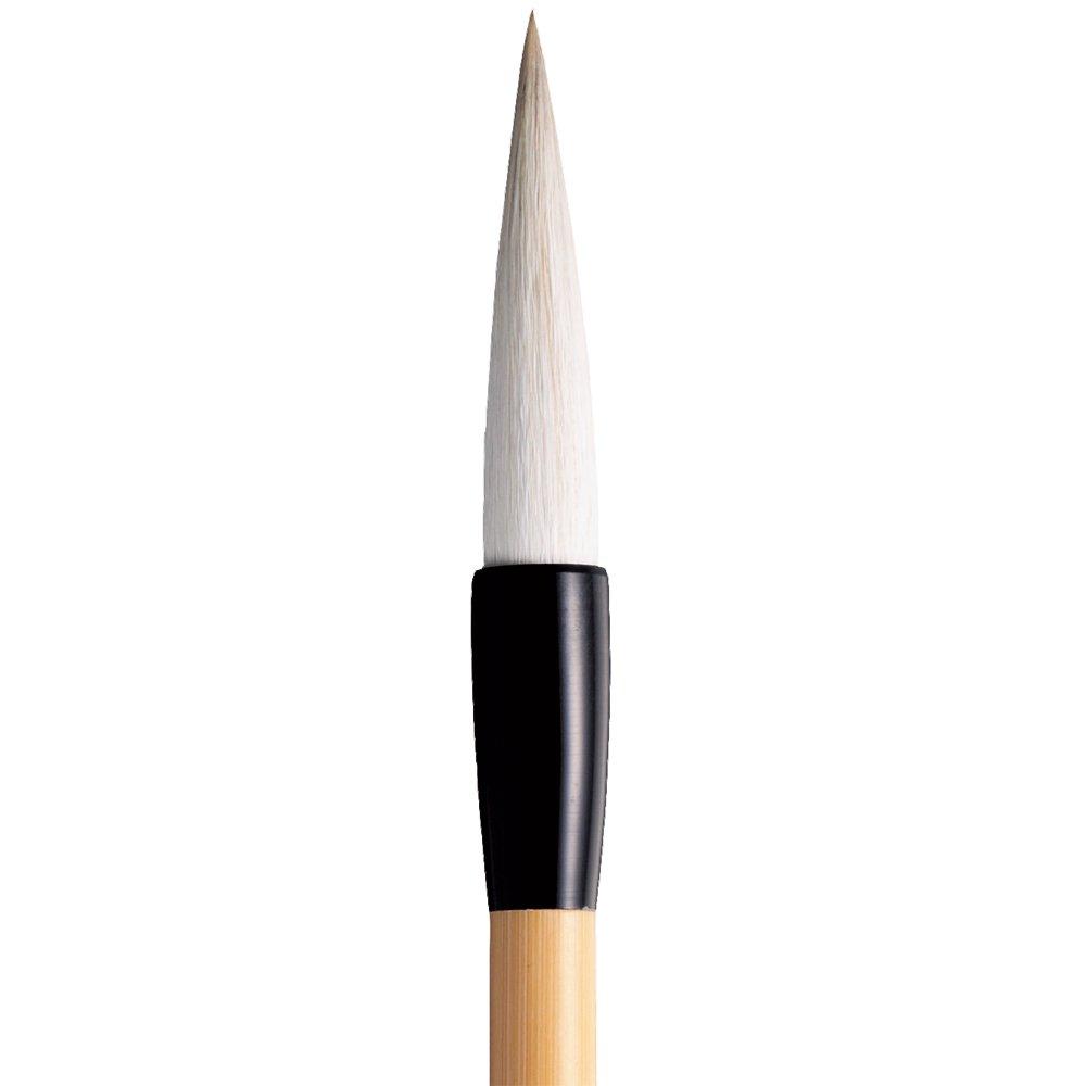 Kuretake Calligraphy Large Size White Brush, Brush, Toyomasa, 4, Bristle, FL-501