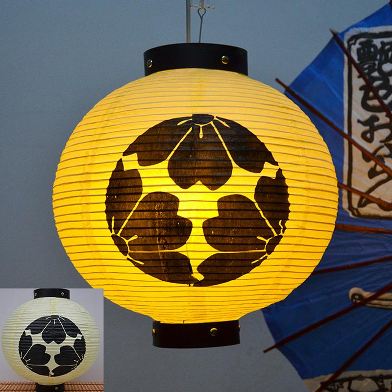 30cm Japanese Paper Lantern Oriental Style Izakaya Sushi Pub Lantern Sakura Restaurant Festival Hanging Lantern Advertising Sign