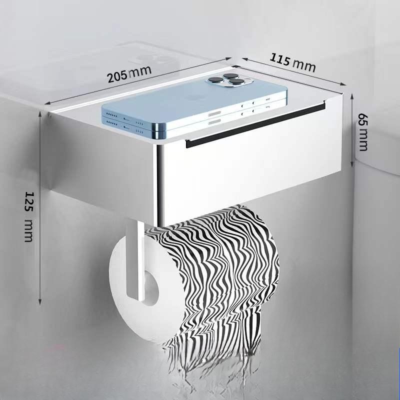 

Коробка для рулонной бумаги, в которую можно положить влажные салфетки, коробка для салфеток из нержавеющей стали, держатель для мобильного телефона, коробка для салфеток без отверстий