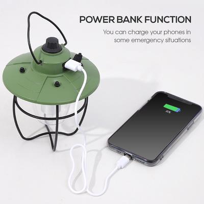 USB Recharegable Camping Lantern Hanging Tent Light for Outdoor Camping Fishing Backpacking