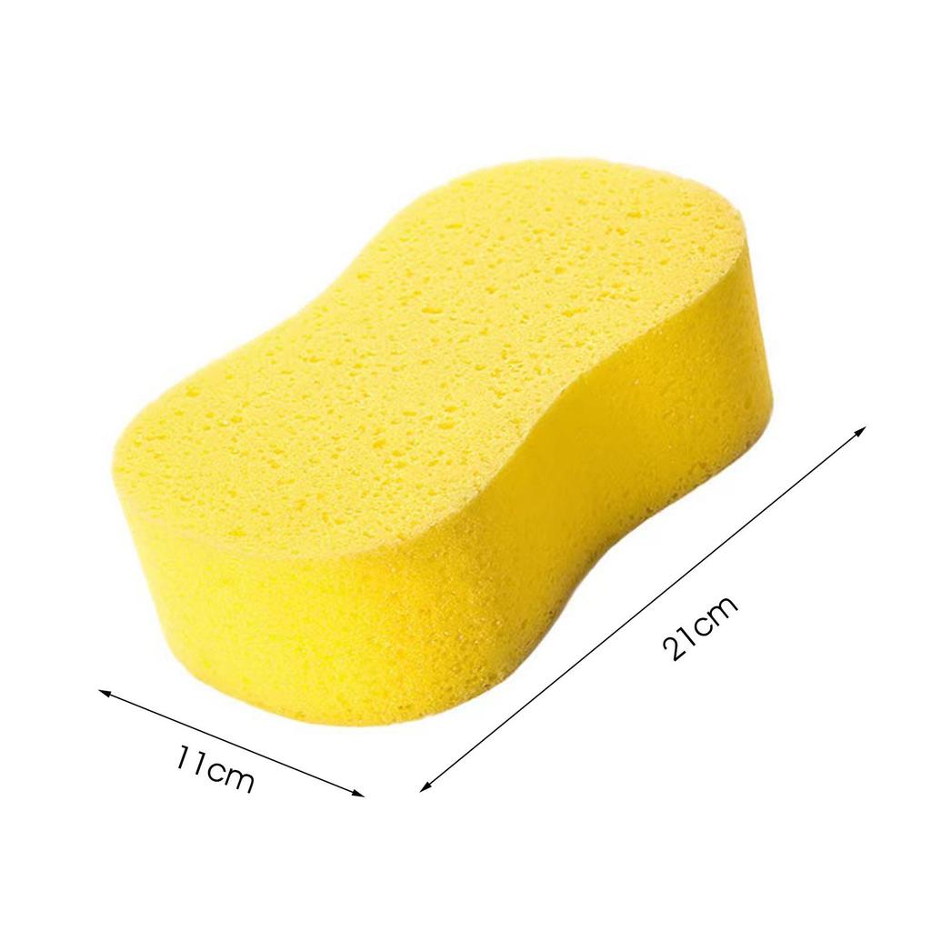 Car Accessories Waxing Sponge Super Soft Polishing High Density Quick Drying Clean Dust Hand Tool Honeycomb Car Yellow Sponge Block