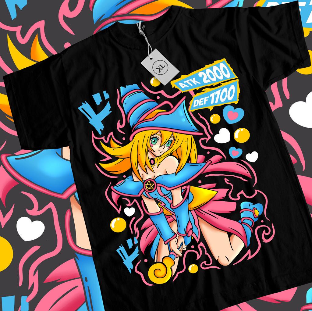 Maga Oscura T-shirt YuGiOh Chica Girl Anime Kawai Waifu Otaku Shirt All Size