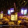 Solar Copper Wire Star Lantern: Outdoor Waterproof Hanging Light for Courtyard, Balcony, or Landscape Decoration
