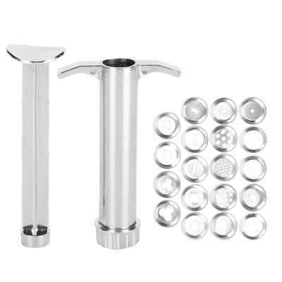 Tonpresse Aluminiumlegierung DIY Ton Knete Extruder Squeezer Bildhauerwerkzeug mit Spitzenformen