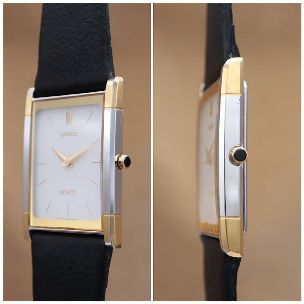 SEIKO Dolce DOLCE Quartz Watch 25mm 1991 Model Battery Basic Cleaning Completed CH384 8N40-5030 Men's Replaced, [6-Month Warranty]