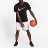 Nike Dri-Fit Big Swoosh Basketball Short Sleeve Tee Men Tops Black BQ3658-010