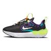 Nike Run Flow PS Black Teal Nebula Volt Kids Sneakers White DZ4489-001