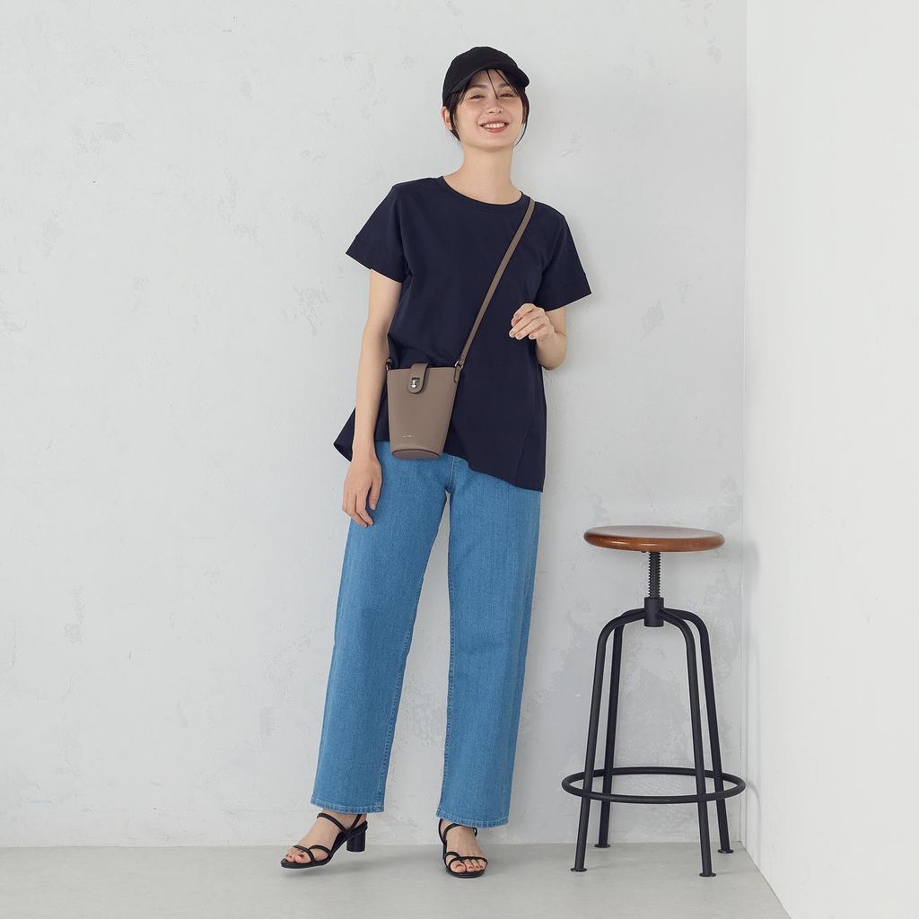 [Comme Ca Ism] [Mono Comme Ca] Mini-Umhängetasche in Eimerform 95-20BM11-205 Mokka-Beige F