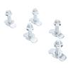 5pcs L Track Double Lug Threaded Stud Nut Fitting M10x45mm for Truck Bed Trailer Cargo Control