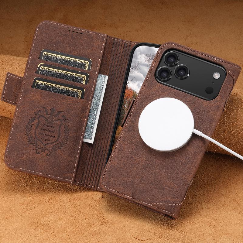 

iPhone 17 Pro Max Flip Case with MagSafe & Samsung Card Slot Holder iPhone 13
