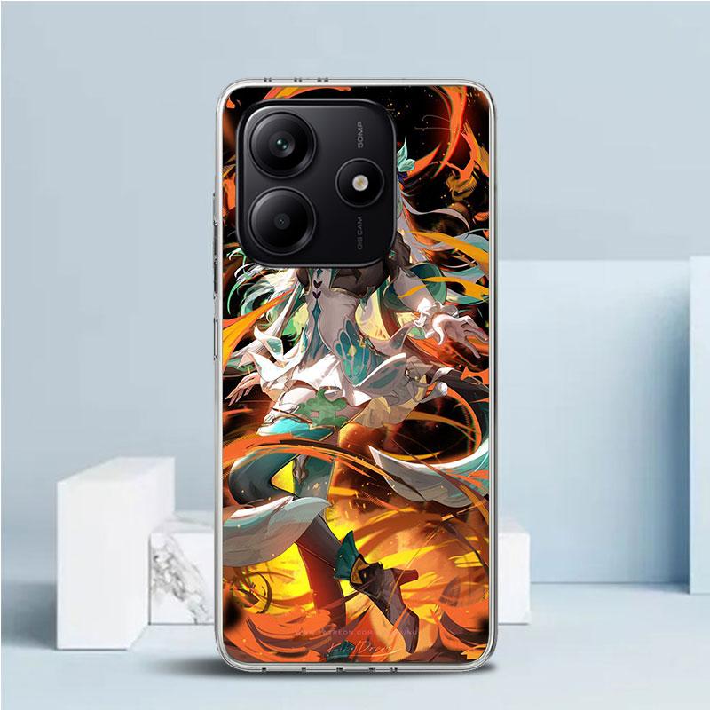 

Чехол-бампер Honkai Star Rail Firefly для телефона Xiaomi Redmi Note 15 14 13 12 Pro Plus Чехол для телефона 14S 11S 11T 11E 10S 10 4G с рисунком Redmi Note 14 Pro 5G
