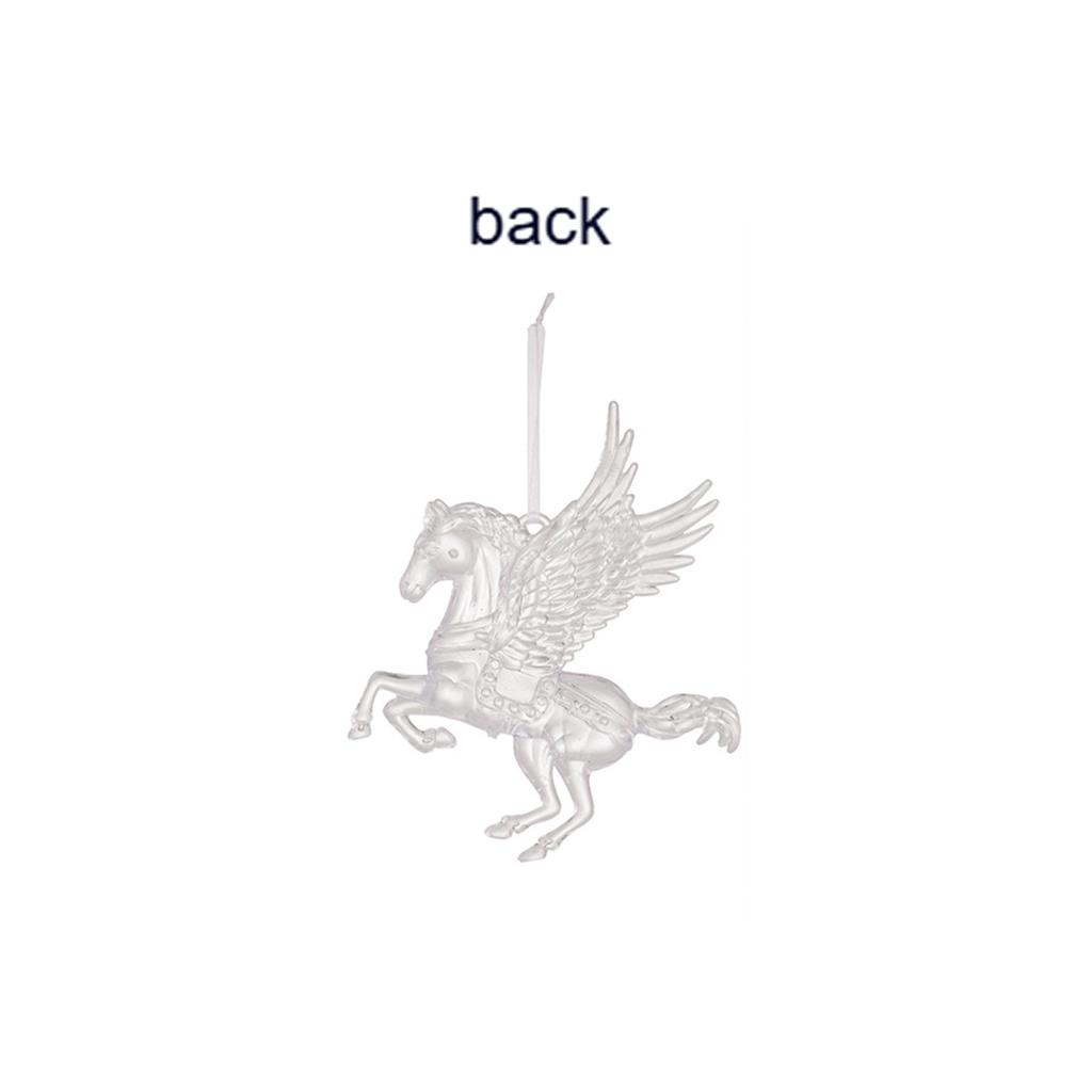 Creative Christmas Tree Pendant, Christmas Decoration Item, Transparent Pendant, Elk Acrylic Tree Hanger