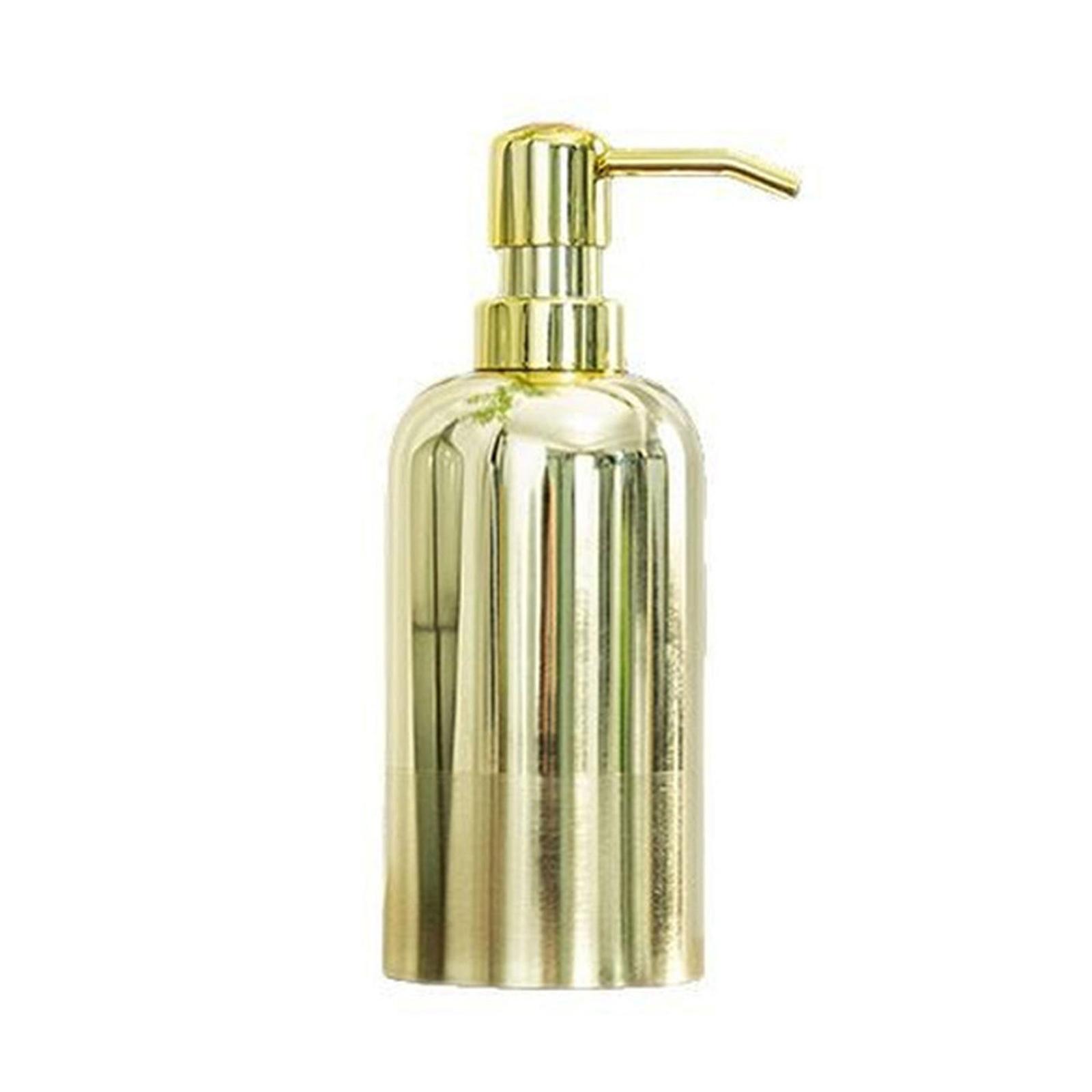 

Hand Soap Dispenser Stainless Steel Metal Pump Refillable Shampoo Dispenser for Bathroom and Kitchen 10.5oz Capacity