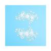 High-Grade Car Bone Lace Three-Dimensional Flower Embroidery Flower Decal Material Clothing Decoration Accessories Flower Piece