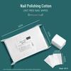 1000 Stück fusselfreie Einweg-Nagellackentferner-Baumwolltücher