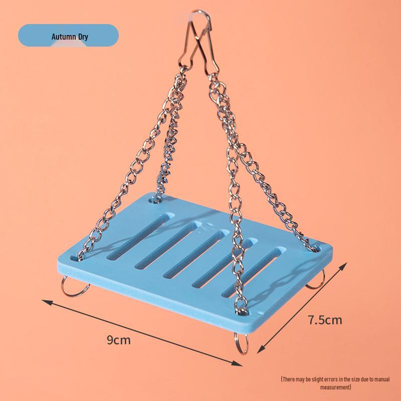 Golden Bear Hamster Spielset: Haustierhaus, Schlafnester, Schaukel, Hängebrücke, Käfigzubehör