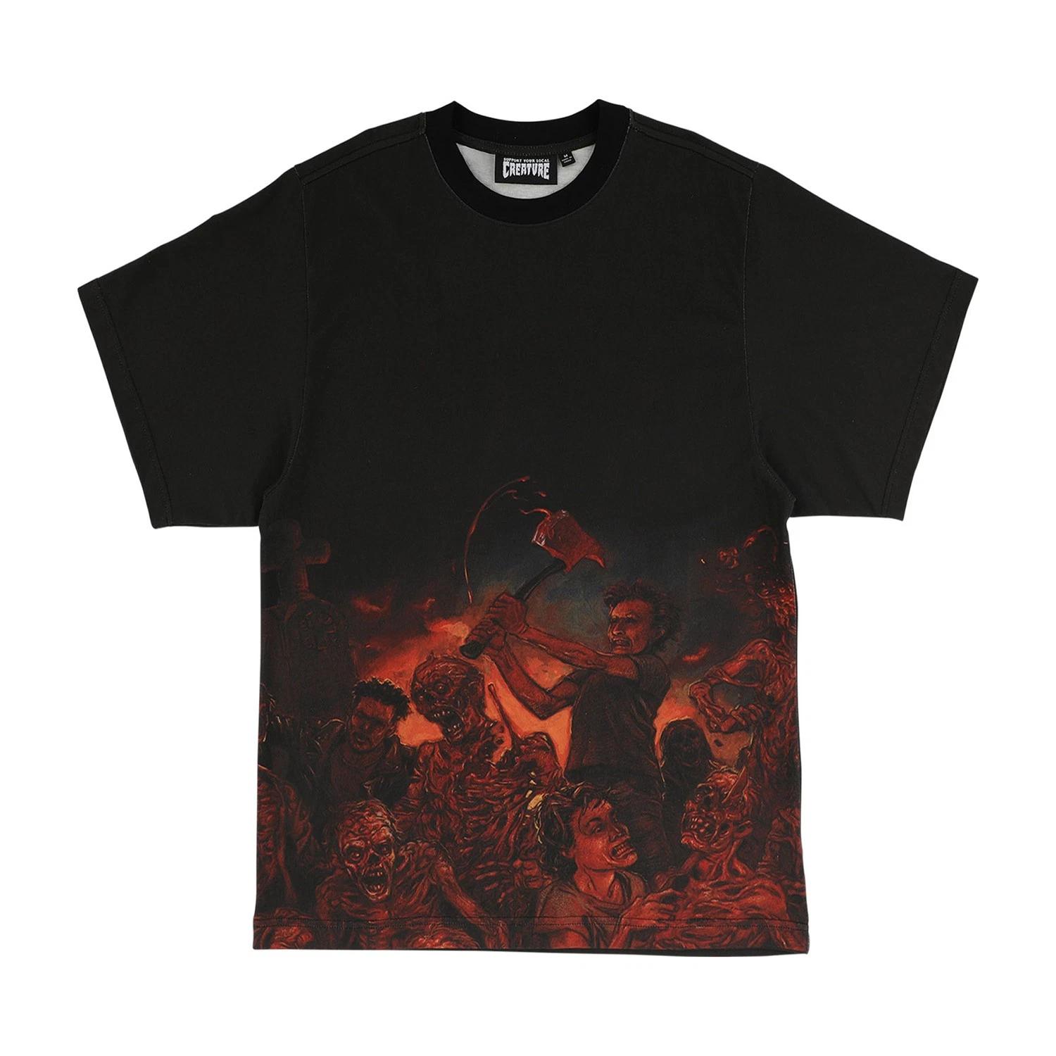 Creature Skateboards Shirt Cannibal Corpse Ringer Black S