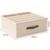 1pc Foldable Trouser Storage Box Large Capacity Drawer Clothes Pant Storage Box With PP Board Wardrobe Clothes Storage Organizer