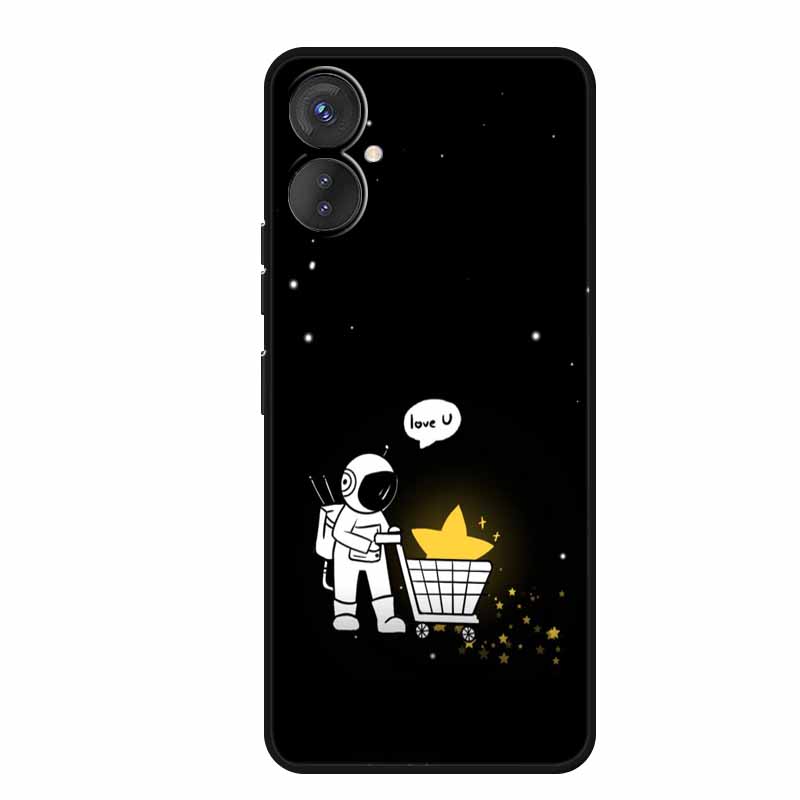 For Tecno Spark 9 Pro Case Astronaut Silicone TPU Soft Back Cover Cases For Tecno Spark9 Pro 9Pro KH7 KH7n Funda Spaceman Capa