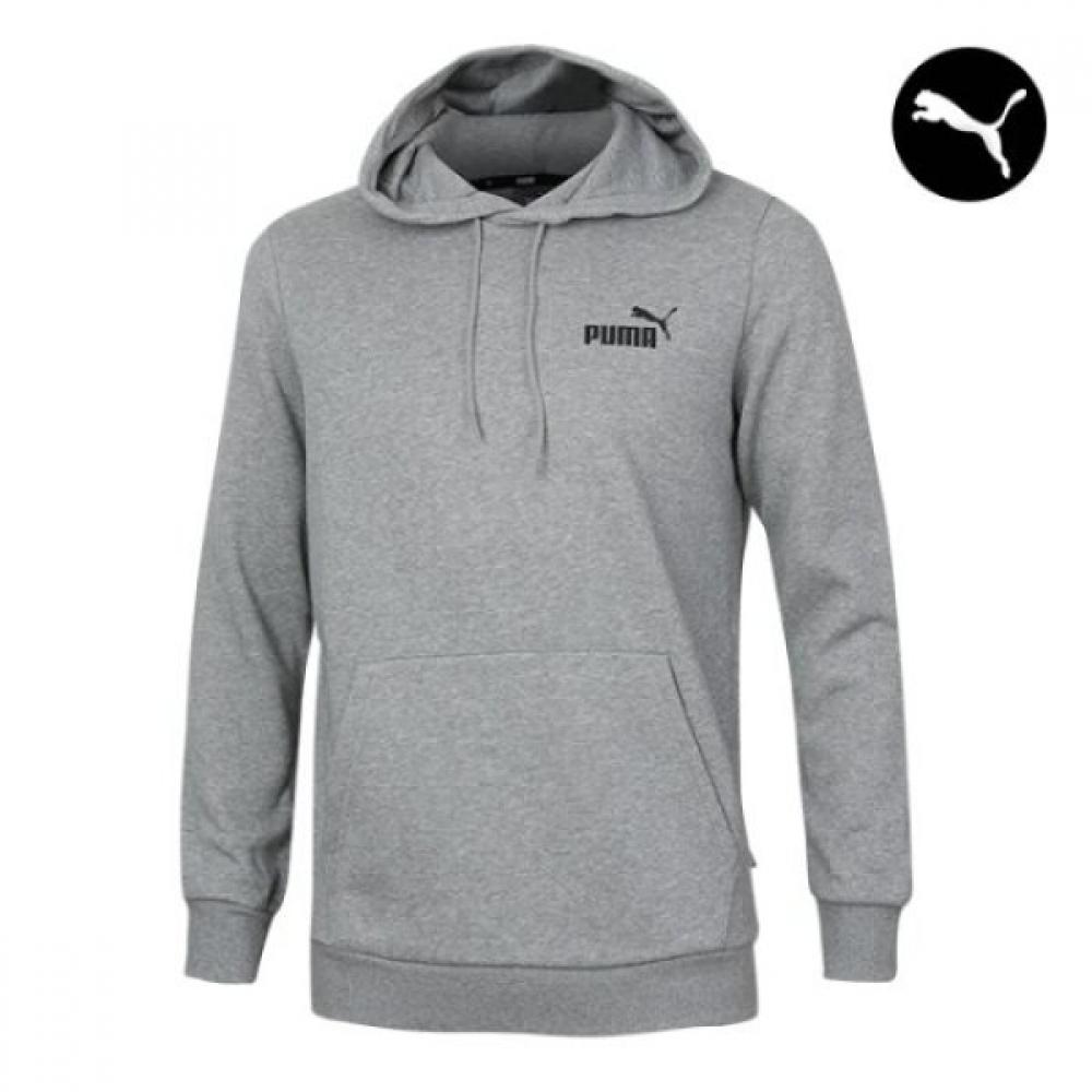 Puma Classic Small Logo Men woMen Hoodies Grey Anorak 586690 03