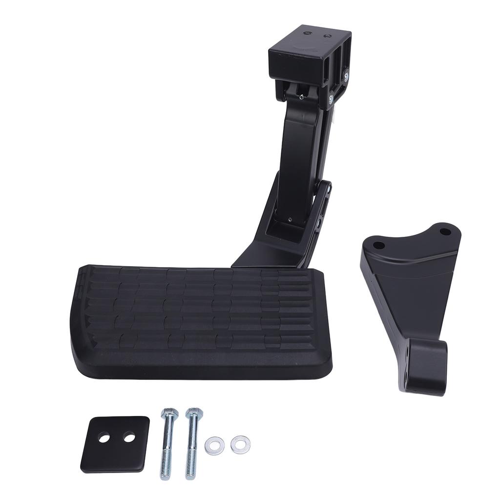 Rear Bed Step 75302 01A Metal Anti Slip Enhanced Safety Retractable Bumper Step Folding Truck Tailgate Step