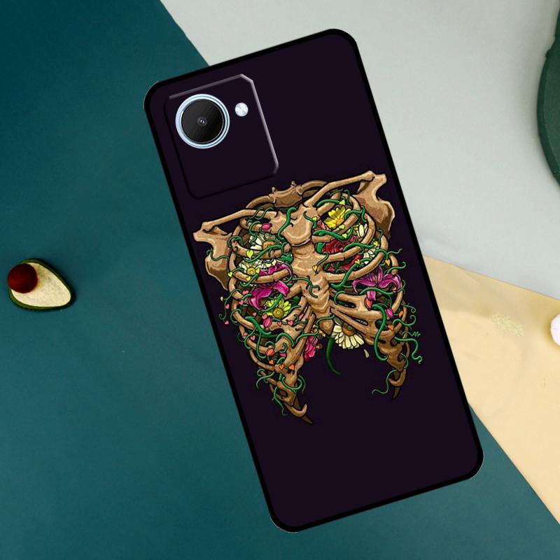 Medical Human Organs Brain Kidney For Realme C67 C53 C55 C75 C71 C61 C33 C63 C51 C65 11 12 13 14 15 Pro Plus GT6 GT7 Pro Case