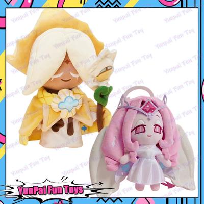 New Cookie Run Kingdom Plush Toy Pure Vanilla Cookie Eternal Sugar Cookie Soft Stuffed Doll Game Peripheral Collectible Gift
