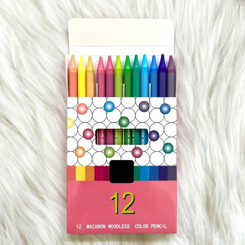 12 Colors Pencils Drawing Pencils Woodless Colored Pencils Art Supplies for Coloring Sketching Painting and Drawing