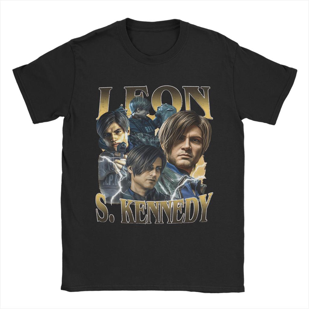 Leon Kennedy Girl Dinner T Shirt Beach Hippie T Shirts Unisex 100 Cotton ONeck 4XL 5XL 6XL Top Tees ShortSleeve Y2K Retro Tshirt