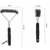 Stainless Steel Bristles Barbecue Grill BBQ Brush Non-stick Washing Brush  Grill Accessories