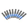 Magnetic Screwdriver Bits PH1/PH2/PH3/PZ1/PZ2/PZ3 Alloy Steel 10pcs 50mm