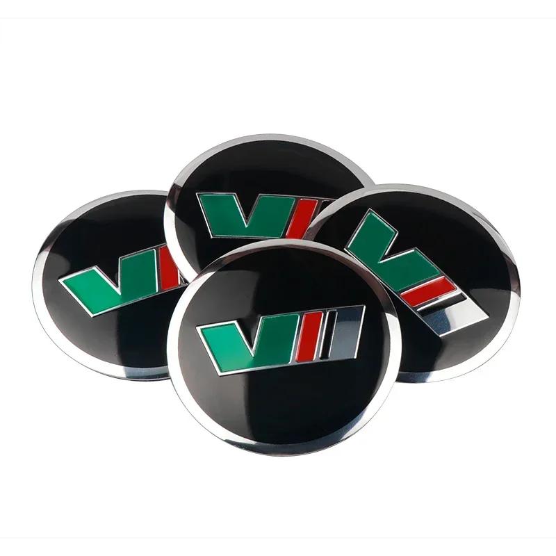 Car Sticker 2025 Hot 4Pcs 56/60mm Car Tire Hub Center Cap Wheel Cap Badge Sticker For Skoda S Fabia Superb Octavia Rapid Karoq V