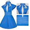 Britney Spears Cosplay Costume Starlet Flight Attendant Uniform For Halloween Party
